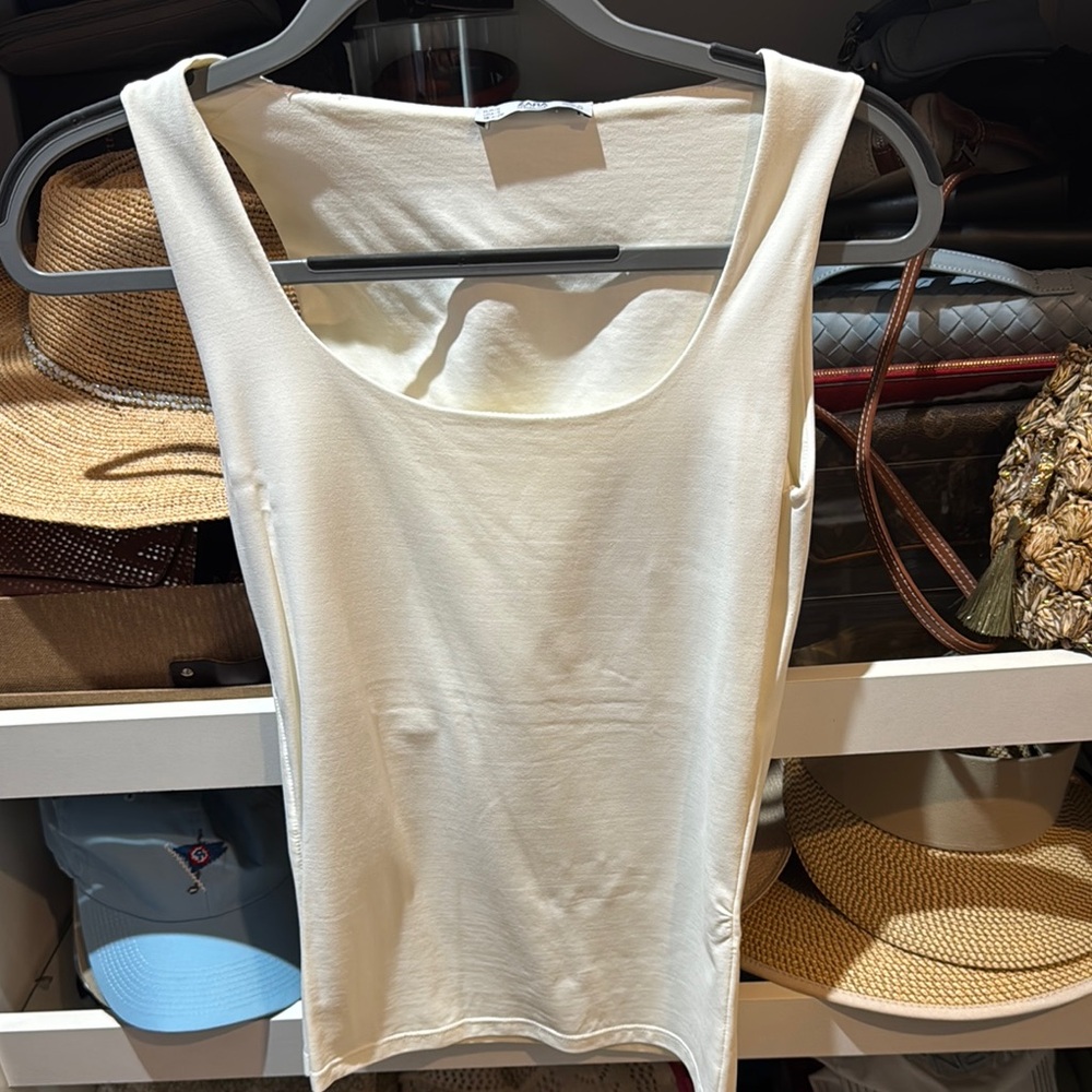 Zara Cream Tank Top